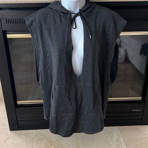 Gray Victoria Secret Sweat Top size Large